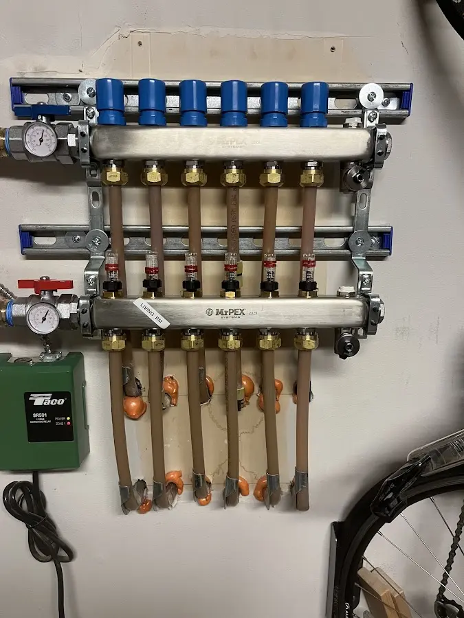 Plumber performing Leak Detection at a residential property in Little Elm